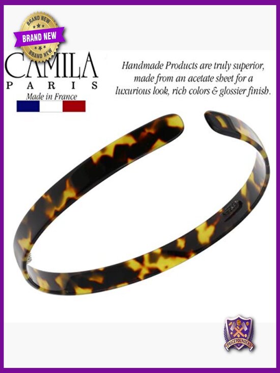 French Handmade Headband No Slip Grip Strong Hold Hair Band main image 5